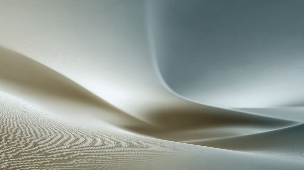 Serene desert visuals, Minimalist depiction of peaceful dunes with soft shadows and flowing lines
